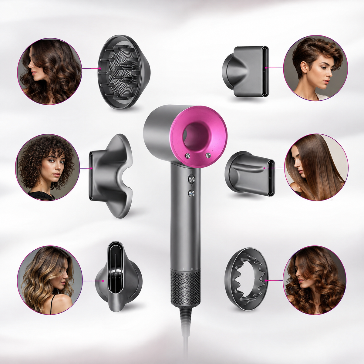 Secador de Pelo Profesional Ionic Pro