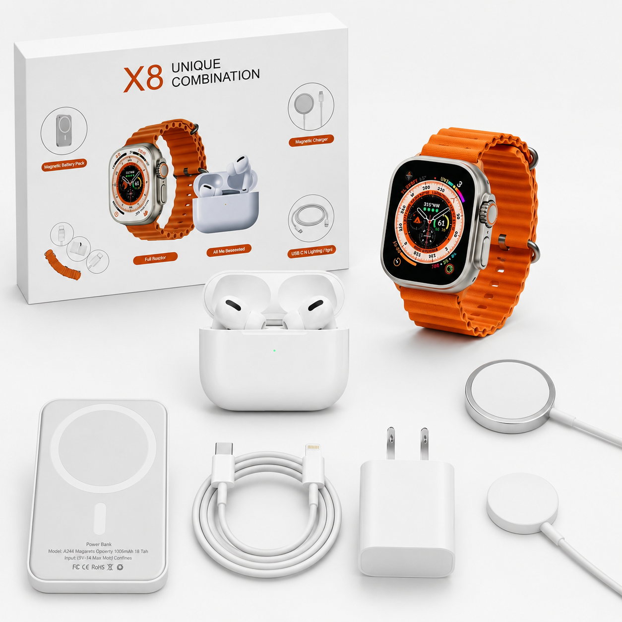🚀 ¡TODO LO QUE NECESITAS PARA MANTENERTE CONECTADO, EN UN SOLO PACK! ⌚⚡🎧