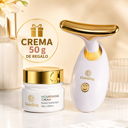 GlowLift Facial — Masajeador Facial + Crema Nutritiva de Regalo