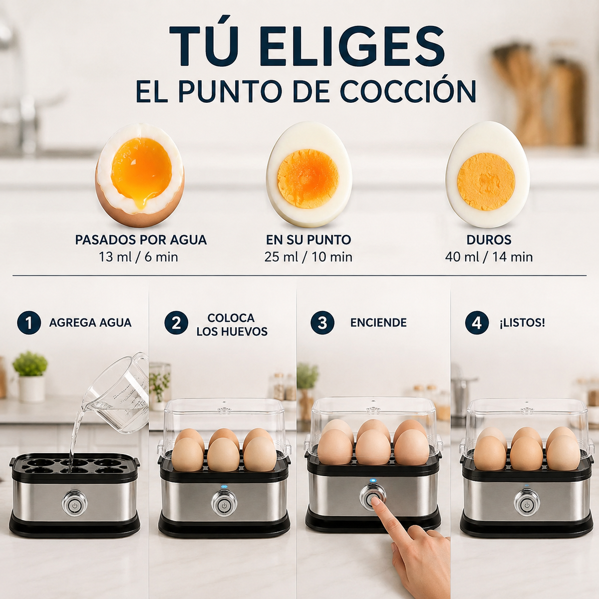 EggMaster – Cocina Huevos Perfectos en Minutos